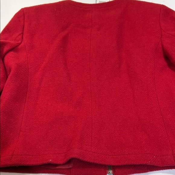 Lauren Ralph Lauren Red Petite Jacket - Picture 13 of 16